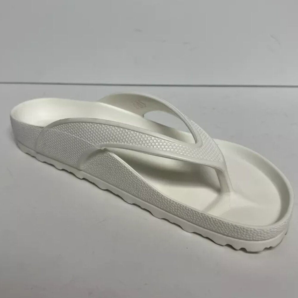 Birkenstock White EVA Flip Flop Sandals - Picture 2 of 6